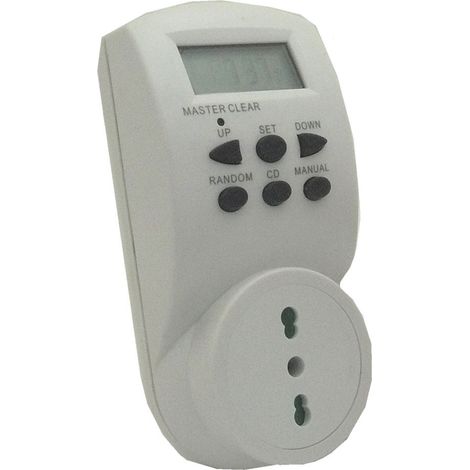 PROGRAMMATORE SETTIMANALE DIGITALE CON DISPLAY CON