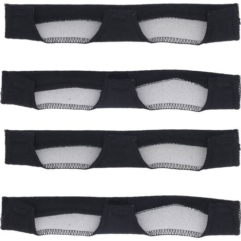 Ortviai Bandelettes absorbantes pour casque de sécurité – 4 pièces en coton ignifugé, lavables et ultra-absorbantes