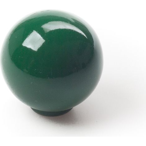 Bolsa con 6 pomos de plástico con acabado verde, dimensiones: 28x28x29mm Ø: 28mm -