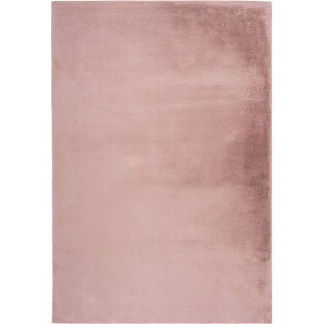 Tapis doux rose pastel poil court 21 mm intérieur - 150 x 80 cm (1/5)
