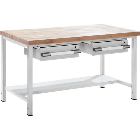 eurokraft pro, Établi réglable en hauteur, sur piétement, avec