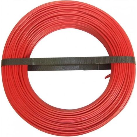 Nexans H07VU cable eléctrico rojo 100 metros PVC