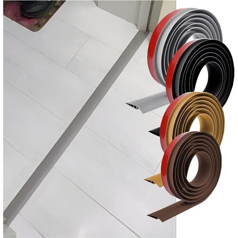 Bandes de transition de sol, bande en PVC auto-adhésive pour seuil de (1/5)