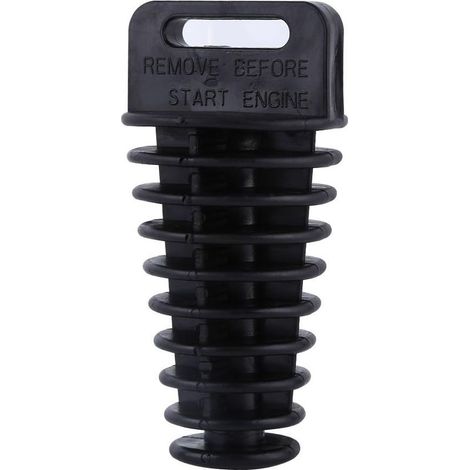 Bouchon de silencieux d'échappement, Moto Dirt Bike ATV Quad 2 Tuyau de silencieux 4 temps Échappement de silencieux Bung Wash Plug(Noir) (1/5)