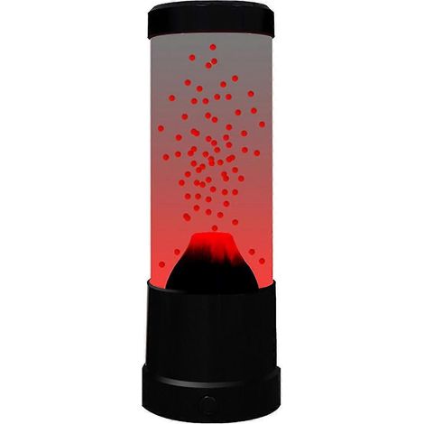 Lampe à lave volcanique pour adultes et enfants, alimentée par USB et piles, veilleuse et cadeau original (1/5)