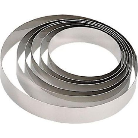 De Buyer - 3989.20 - Cercle Rond 20cm x 4,5cm - Inox (1/3)