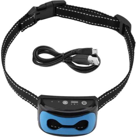Collier Anti-aboiement pour chien Rechargeable automatique Anti Bark Dog Collar, Écran LCD -BOH (1/5)
