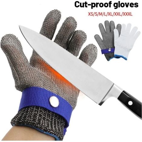 Gants sécurité inox anti-coupure niveau5 XL (1/5)