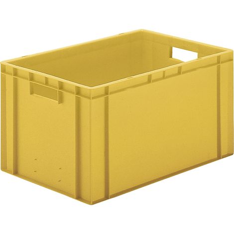 Caisse de transport 600x400x320 mm jaune