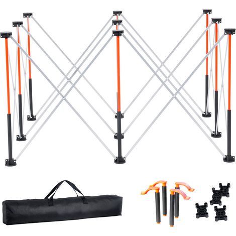 Mophorn Portable Folding Workstand, 1264 x 1264 mm Collapsible Workbench, 1589 kg Load Capacity, Foldable Design with Storage Bag, Table Top Not Included, Ideal for Garage, Workshop, and Outdoor Use (1/5)