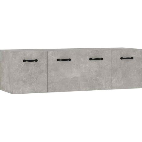Maison Exclusive - Mobili Parete 2 pz Grigio Cemento 80x35x36,5 cm in Multistrato (1/5)