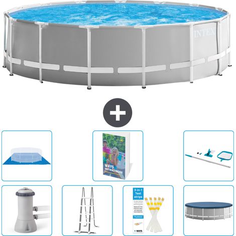 Intex Piscine Prism Frame Ronde - 457x122 cm - 8-pièces S573