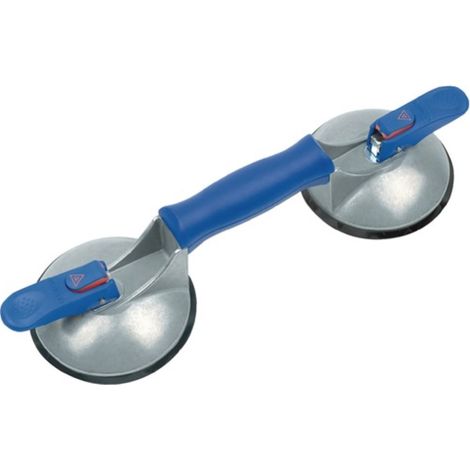 Sollevatore di aspirazione linea blu TRGF.5KG testa Ø 120mm 2 teste allu verifica (1/2)
