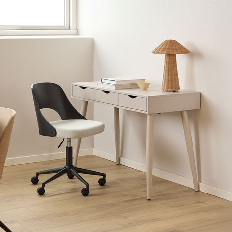 Console 110x50x77cm gris et beige