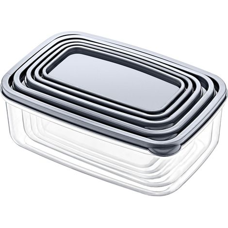 Set di scatole portaoggetti Set Trasparente (1/5)
