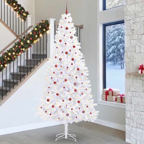vidaXL Árbol de Navidad artificial con 300 LED 300 cm PVC y Acero (1/5)