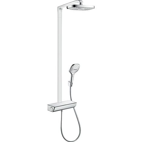 hansgrohe Raindance Select 300 Showerpipe 27282000 E300, chrom, 2jet, EcoSmart 9L, Brausearm 38 cm (1/3)
