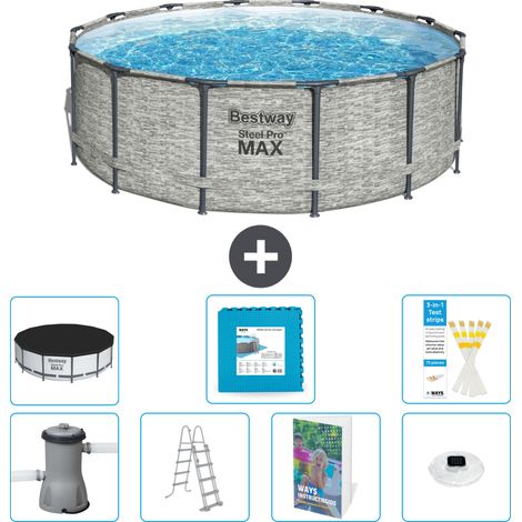Bestway Bestway Steel Pro MAX Ronde - 427x122 cm - 8-pièces  S674 (1/4)