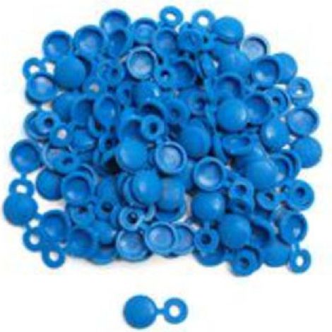 250 Cache-rivets bleus