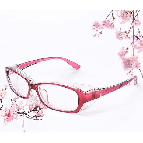 Lunettes de protection anti-pollen et anti-poussière, verres résistants aux rayures, monture amovible pour myopie, équipement de sécurité oculaire. (1/5)
