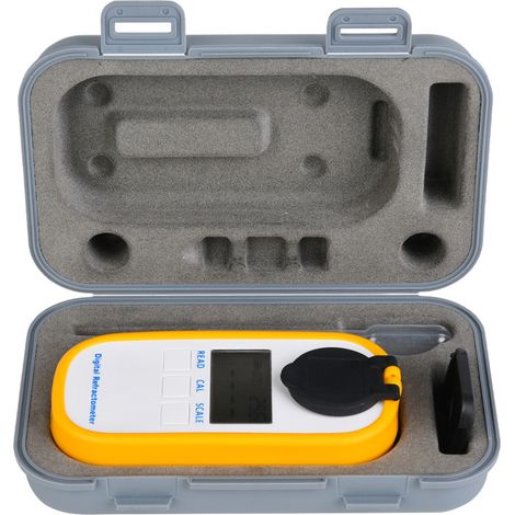 Réfractomètre numérique LCD pour mesure de concentration en sucre Brix, testeur de jus de fruits et boissons, appareil de précision alimentaire (1/5)
