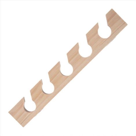 Porte-chapeaux en bois avec étagère, couleur bois (1/5)