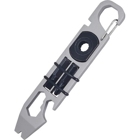 9 In 1 Multitool Werkzeug Aus Rostfreiem Stahl, Multitool Karte Mit 2 Schraubendrehern Bits, Multifunktionswerkzeug, Multitool Fahrrad, SchlüSselbund Werkzeug Karte Im Freien, Daily Tools