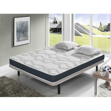 Matratze 150x190 ERGO KONFORT -H2- Hohe 14 cm Super weiche Polsterung - jugendlich - ideal für Nest-Betten DORMALIT