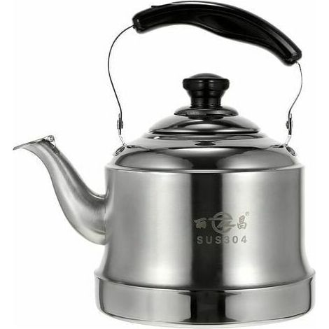 Bouilloire siffante - 2L - Ergonomique - Poignée en Acier Inoxydable - Théière d'eau bouillante - Boisson contenant plus chaud - Avec passoire - Pour la maison - Gaz cuisinière (1/4)