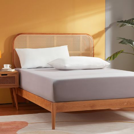 Drap-Housse, 180 x 200cm, Doux, pour Housse de Couette jusqu'à 30 cm (1/5)