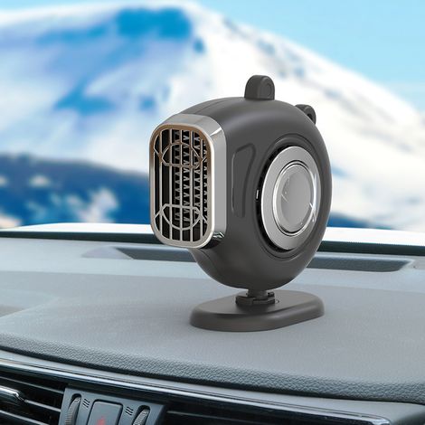 Dégivreur automatique réglable dégivreur pare-brise de véhicule chauffage ventilateur de refroidissement chauffage de voiture 12V noir (1/3)
