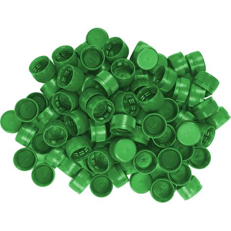6500 Stück Universal Deckel Petlinge PET Preform Schraubdeckel für Flaschen grün (1/2)