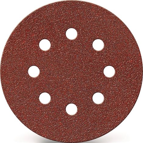 Haftschleifscheibe GLS 5 125mm K.240 f.HO/Metall Korund Lochanzahl 8 TECWERK (1/2)