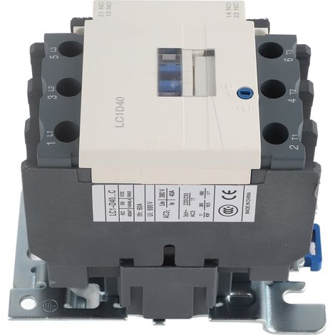 Contacteur tripolaire LC1D40, nouveau modèle, 220 V CA, 40 A (1/5)