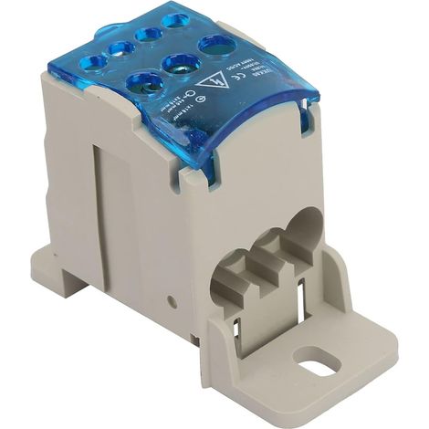 16mm2,Boîtier de distribution pour rail DIN, connecteur de fil électrique, boîte de jonction universelle (1/5)