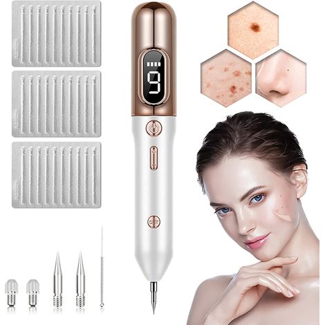 Appareil De Beauté - USB Rechargeable - Aiguilles Remplaçables - Intensité Réglable - Pour Usage Domestique - 1 Pièce (1/5)