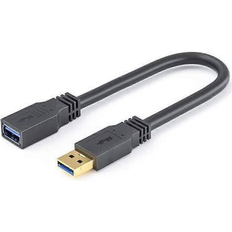 Câble USB 3.0 de Transfert et Charge, Extension USB avec Noyau en Cuivre - 3 mètres (1/4)