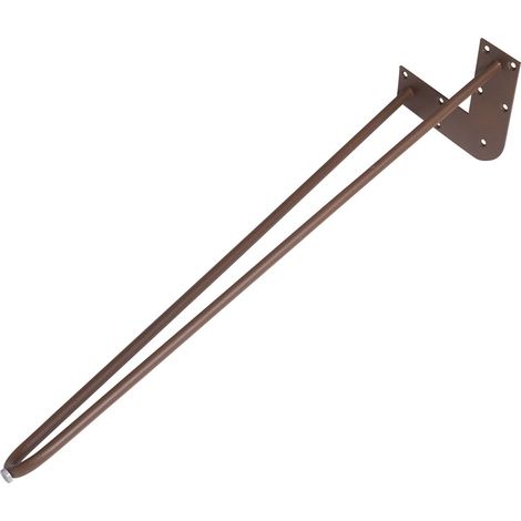 Dieda Tischbein Hairpin rostoptik Maße (L x B x H)  710 x 255 x 59 mm Tischbeine