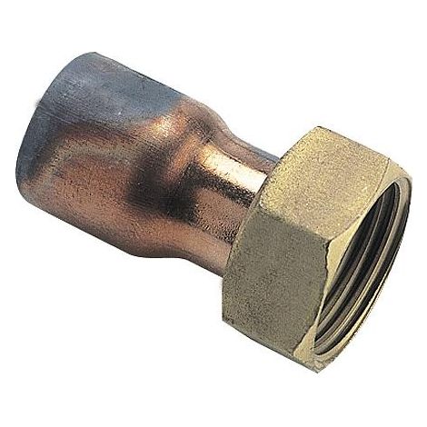 RACCORD DROIT 2 PIECES AVEC ECROU PRISONNIER - 359 GLCU