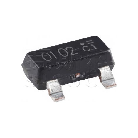 NCE0102, N-channel field-effect transistor, 100 V, 2 A, in SOT-23 package. Electronic component (5 pieces).