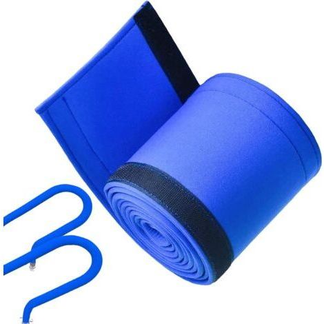 QORVA Poolhandlaufabdeckung, Poolgriffabdeckungen, blauer Griff für Poolhandläufe, Poolgeländerabdeckungen, Poolgeländerabdeckung (1/5)
