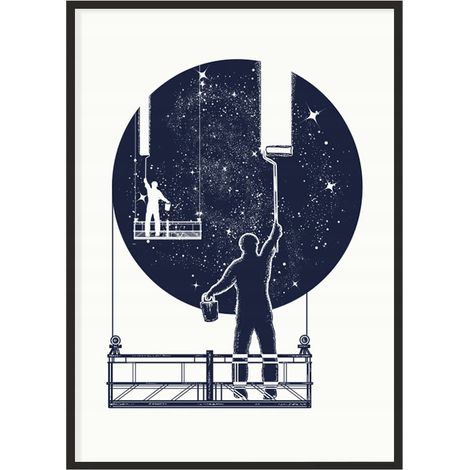 Bild Poster im Rahmen 53x73 cm Nacht P1097 (1/4)
