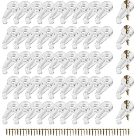 de 50 vis de fixation pour verre clips pour portes de (1/5)