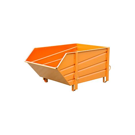 Bauer Baustoffbehälter BBP 100, lackiert, Gelborange (1/2)