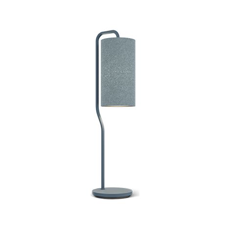 Pensile Lampe de table avec abat-jour rond azurite, interrupteur sur cordon 1x E27