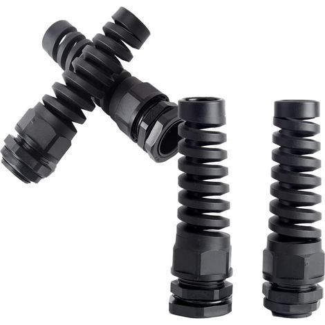 Lot de 4 Presse-étoupe PG9, Plastique Étanche IP68, Pour Câble 4-8mm, Fixation Filaire (1/5)