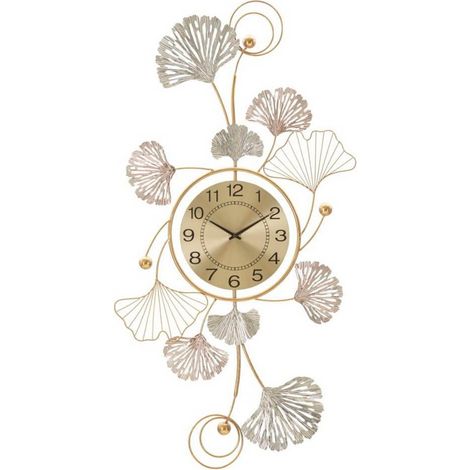 Pannello decorativo con orologio in ferro per decorazioni ambienti (1/5)