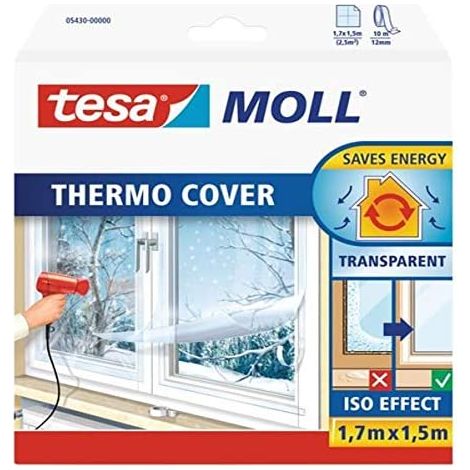 Tesa Thermo Cover film isolante trasparente 1,7x1,5 m