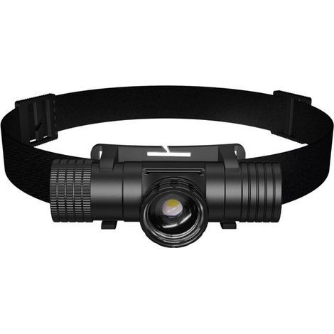Lampe de poche à induction 1000 lumens Mise au point tournante Lampe frontale d'extérieur haute performance Convient pour la pêche, la chasse, l'alpinisme, le camping, la randonnée, la course (1/5)
