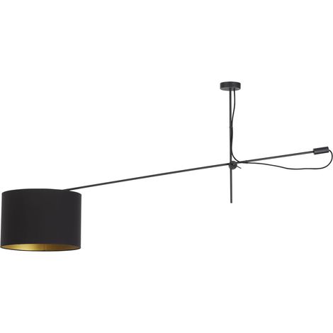Lampadario Nowodvorski Viper nero oro tessuto E27